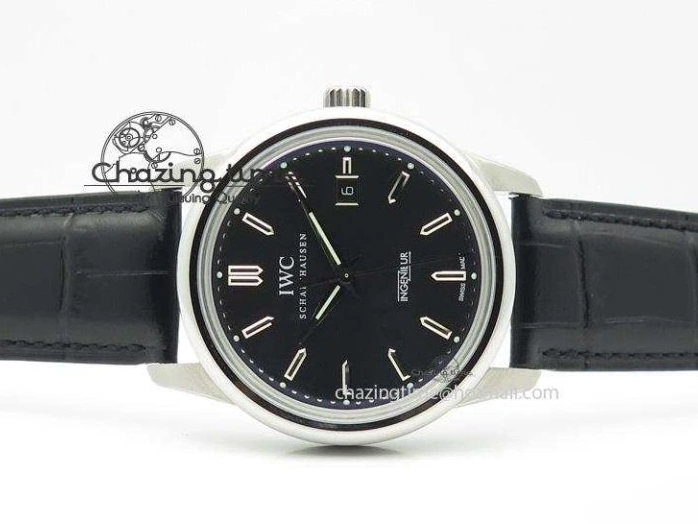MIROTIME 0720 Ingeniuer St.Laurens SS Black Dial MKF 1:1 V2 Best Edition On Black Leather Strap A Functional 7351